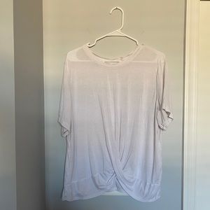 Zella peaceful twist t shirt plus size white